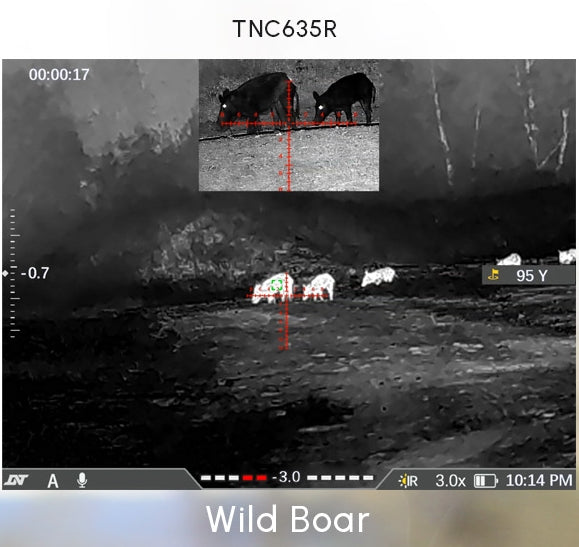 DNT Optics TNC635R ThermNight 650x512 35mm Thermal & Night Vision Multispectral Scope w/ Laser Rangefinder and Ballistic Calculator