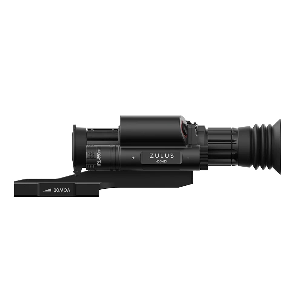 DNT Optics ZULUS HD 3-12X Digital Night Vision Scope With LRF And Ballistic Calculator, Includes Picatinny Rail (Copy)