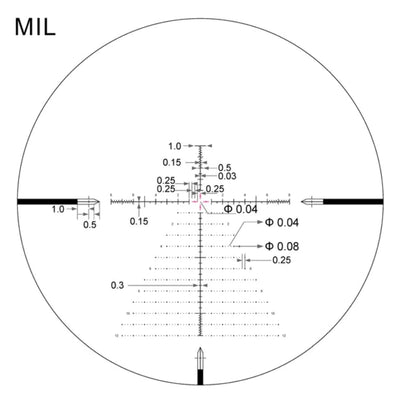 Arken Optics EPL4 6-24x50 FFP VPR Illuminated Rifle Scope