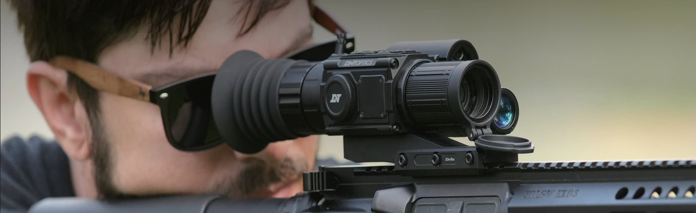 DNT Optics ZULUS HD ZHD312R V2 - 3-12X Digital Night Vision Scope With LRF And Ballistic Calculator (Includes PM20L Picatinny Rail)