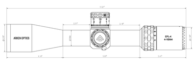 EPL4 4-16x44 FFP VHR MOA Illuminated Rifle Scope